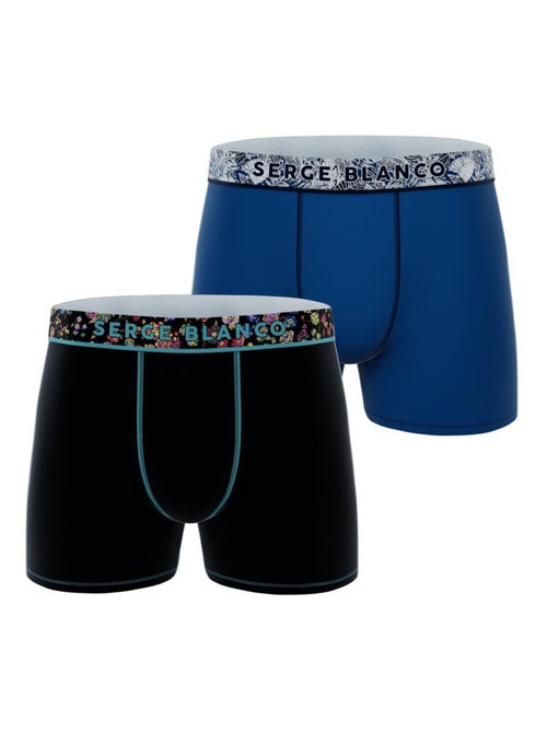 Lot de 2 boxers coton homme Flower Serge Blanco - Kiabi