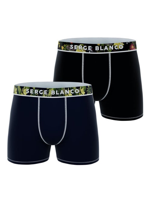 Lot de 2 boxers coton homme Flower Serge Blanco - Kiabi