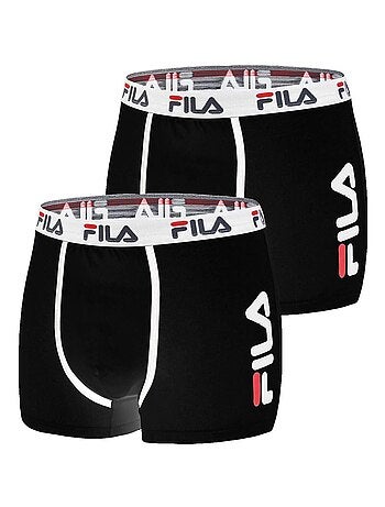 Lot de 2 Boxers coton homme FU5040 Uni Fila