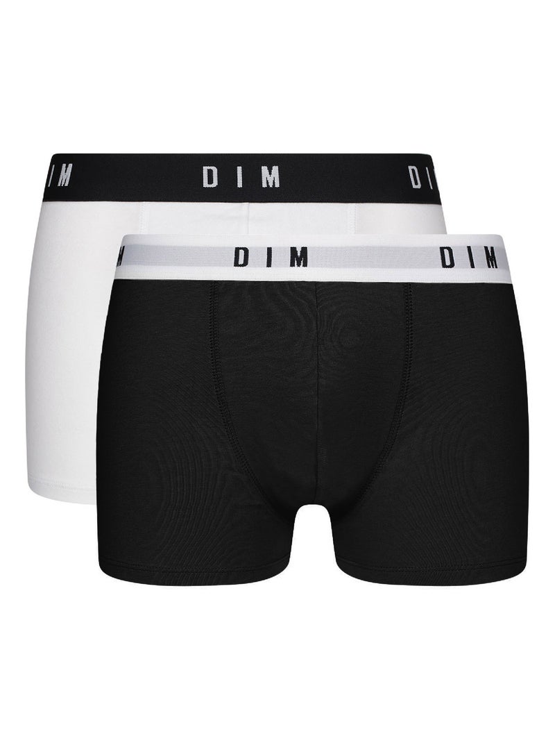 Lot de 2 Boxers Coton Originals Blanc - Kiabi