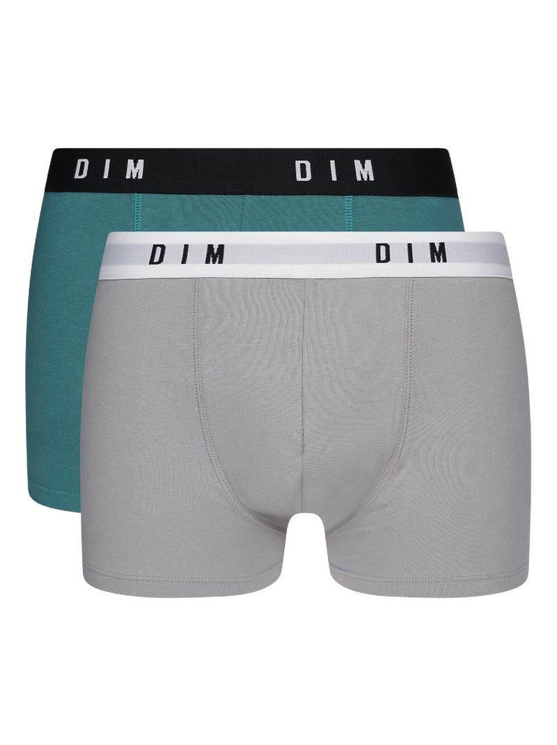 Lot de 2 Boxers Coton Originals Multicolore - Kiabi
