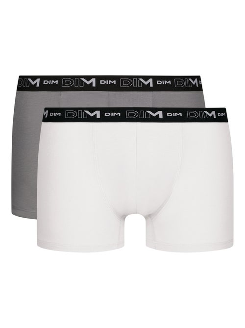 Lot de 2 Boxers Coton Strech - Kiabi