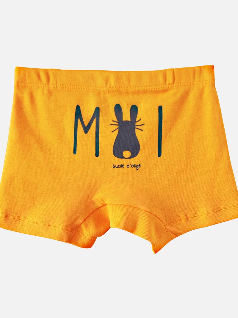 LOT DE 2 BOXERS DALI Jaune - Kiabi