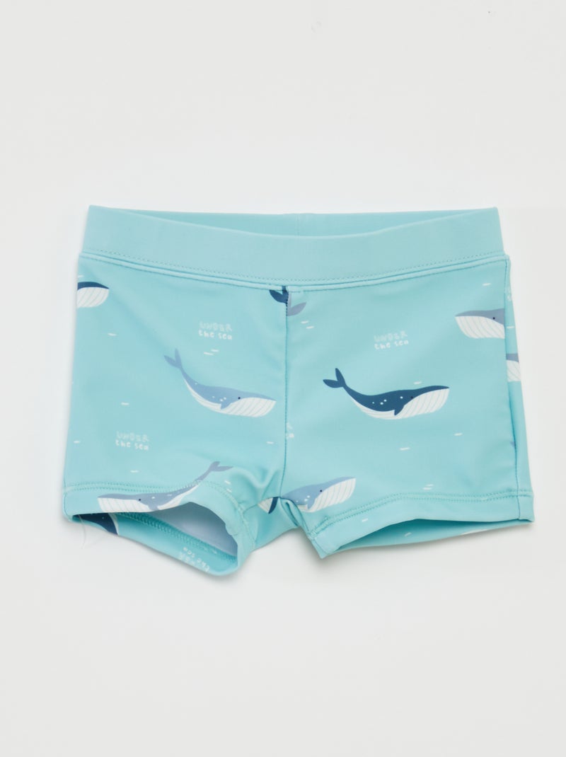 Lot de 2 boxers de bain à imprimés JAUNE - Kiabi