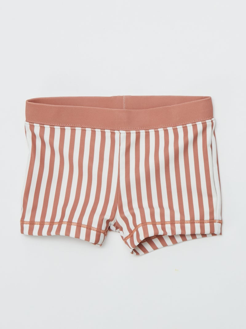 Lot de 2 boxers de bain à imprimés MARRON - Kiabi