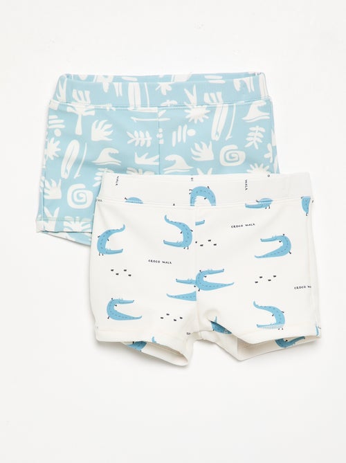 Lot de 2 boxers de bain - Kiabi Lot de 2 boxers de bain - Kiabi