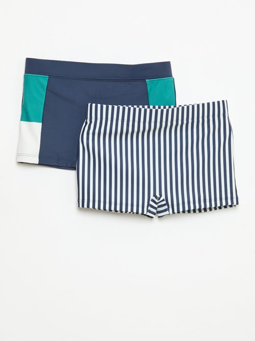 Lot de 2 boxers de bain - Kiabi Lot de 2 boxers de bain - Kiabi