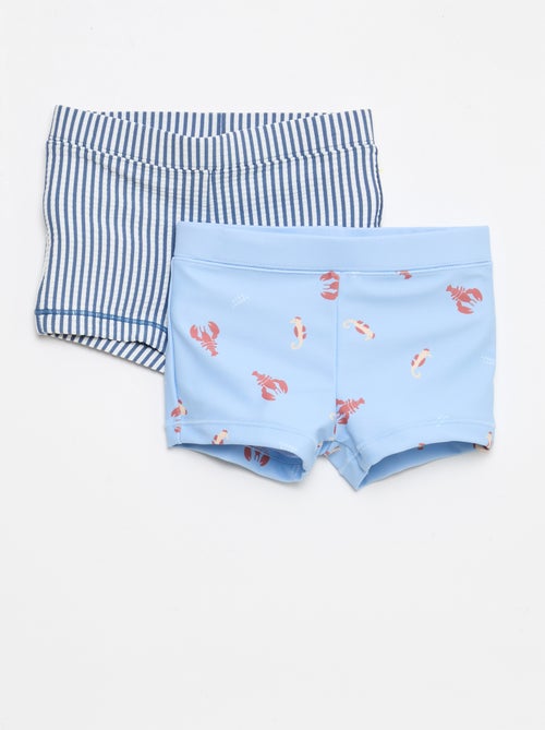 Lot de 2 boxers de bain - Kiabi