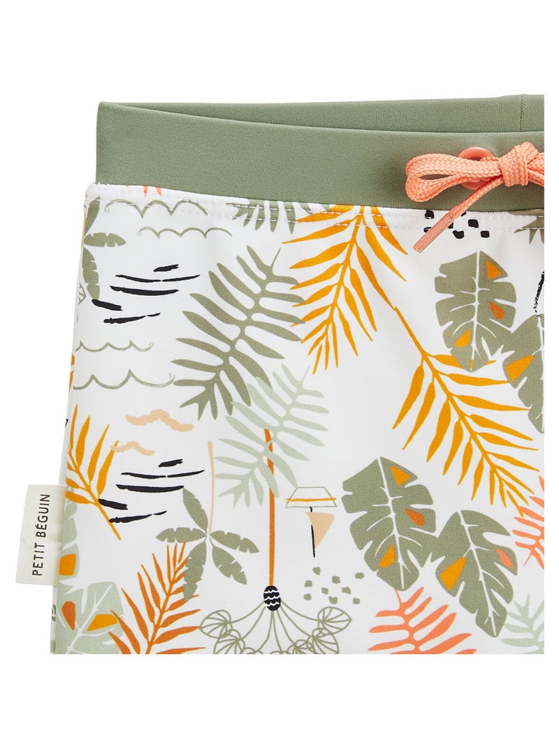 Lot de 2 boxers de bain enfant Mio Kaki - Kiabi