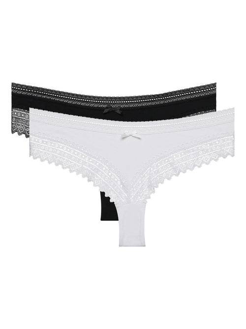 Lot de 2 Boxers Dentelle Sexy Fashion - Kiabi