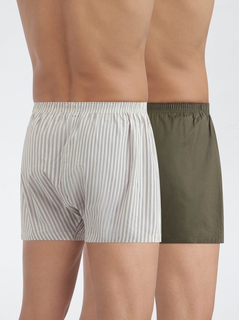 Lot de 2 boxers 'Dim' Beige - Kiabi