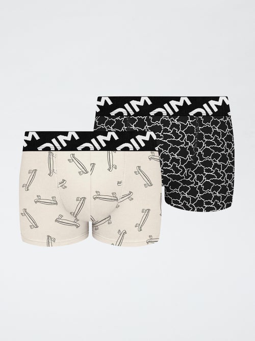Lot de 2 boxers 'Dim' imprimés - Kiabi