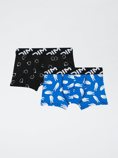 Lot de 2 boxers 'Dim' imprimés - Kiabi