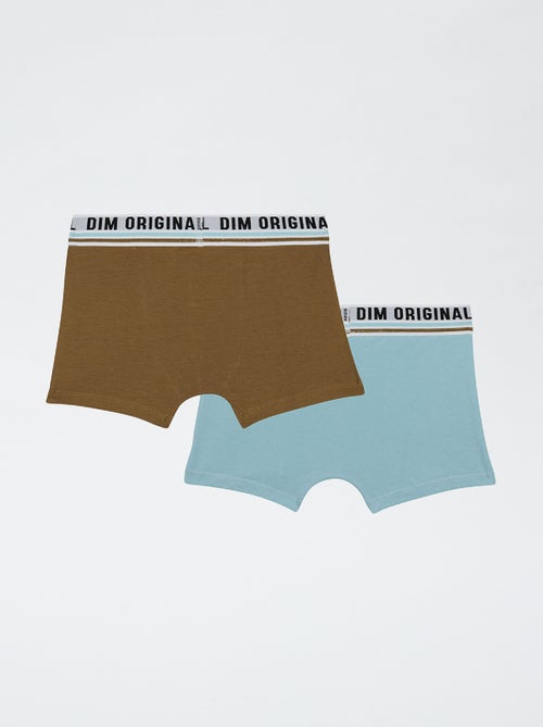Lot de 2 boxers 'Dim' unis - Kiabi