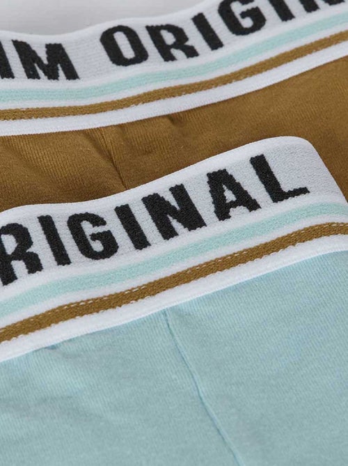 Lot de 2 boxers 'Dim' unis - Kiabi