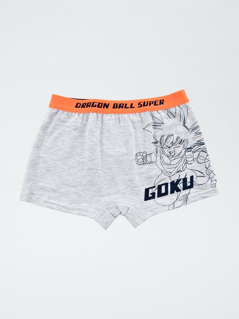 Lot de 2 boxers 'Dragonball' en coton Gris - Kiabi