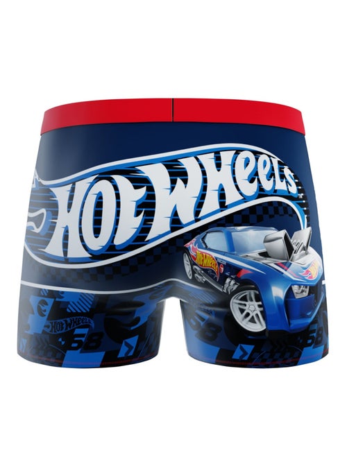 Lot de 2 boxers enfant Hot Wheels Red Car Blue Car Freegun - Kiabi