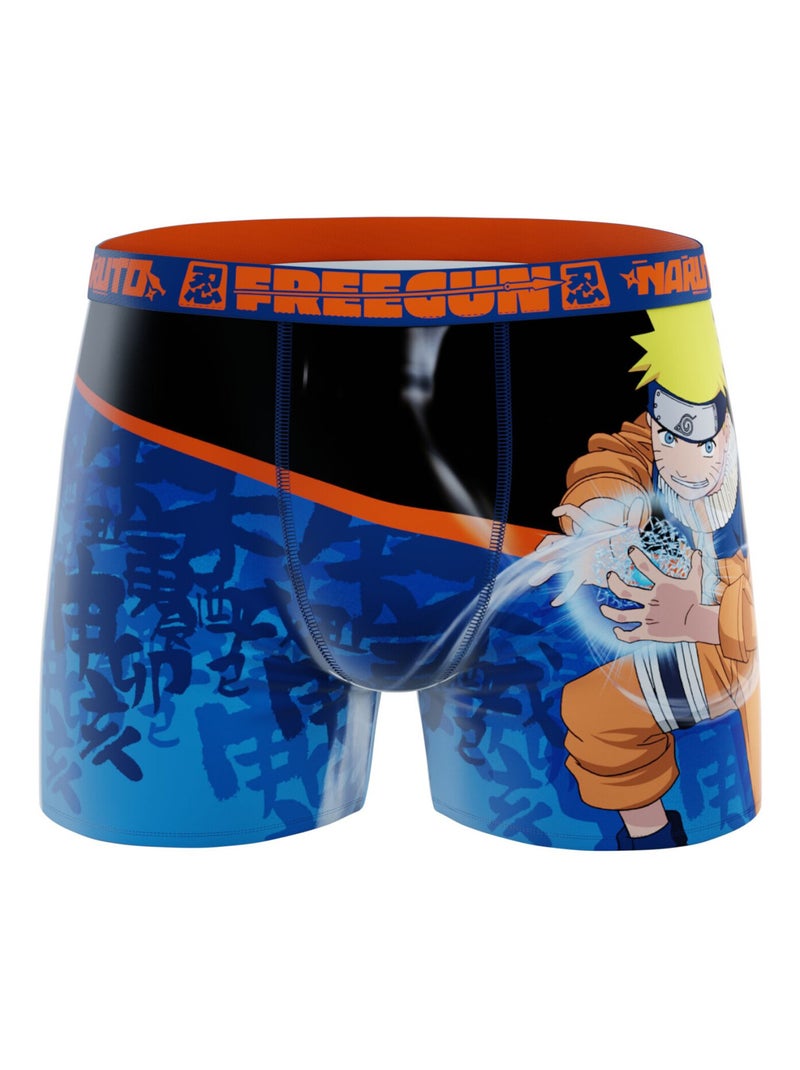 Lot de 2 boxers enfant Naruto Classic Naruto Freegun Bleu Orange clair - Kiabi