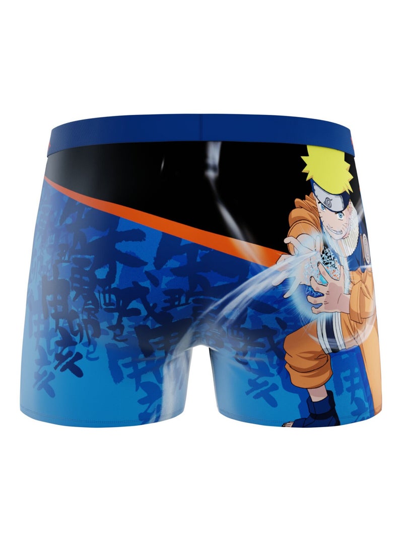 Lot de 2 boxers enfant Naruto Classic Naruto Freegun Bleu Orange clair - Kiabi