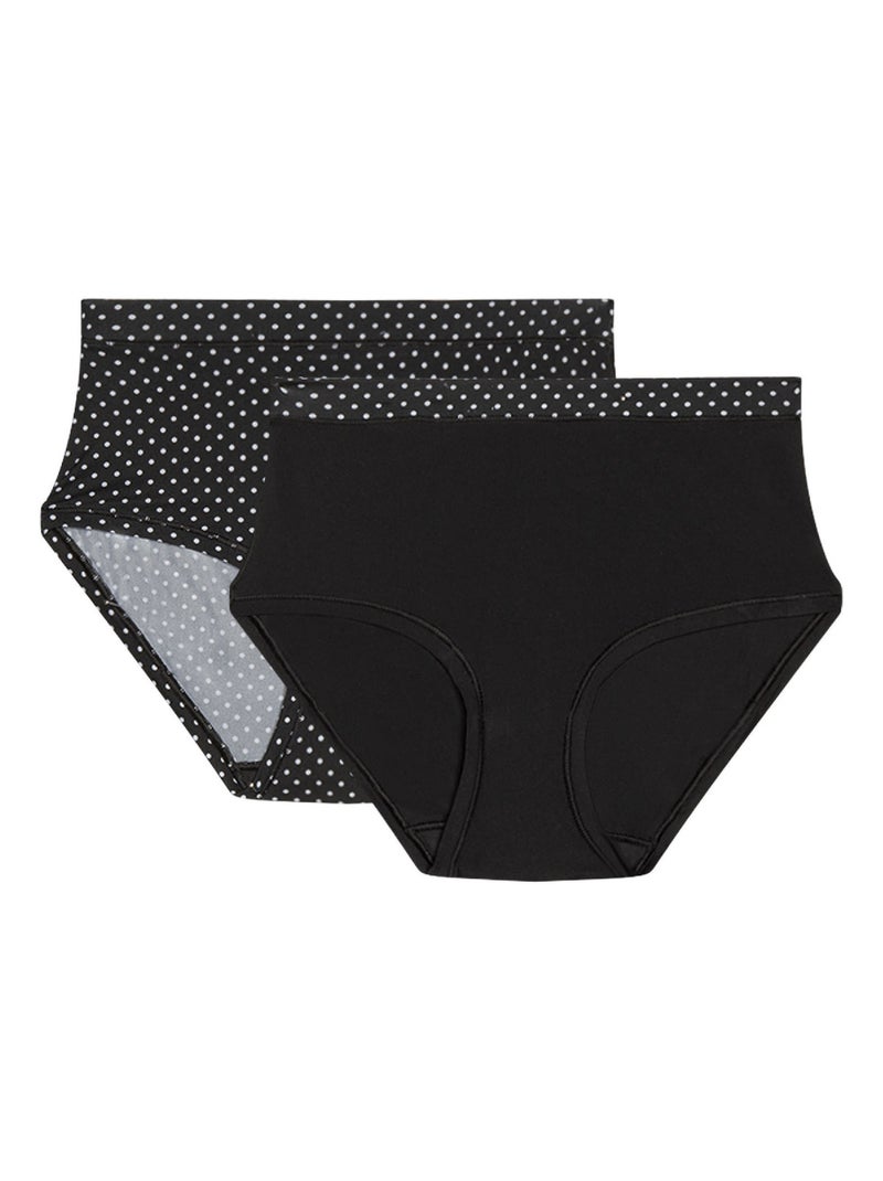 Lot de 2 Boxers Extensibles Body Mouv Noir - Kiabi