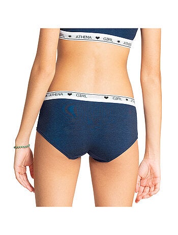 Lot de 2 shortys fille Coton Ultra Doux Athena