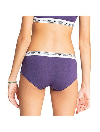 Lot de 2 shortys fille Coton Ultra Doux Athena