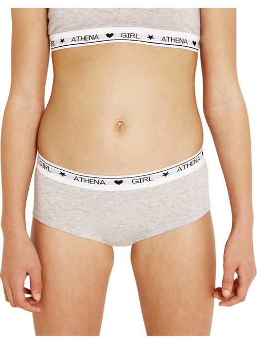 Lot de 2 boxers fille Coton Ultra Doux Girl by Athena - Kiabi