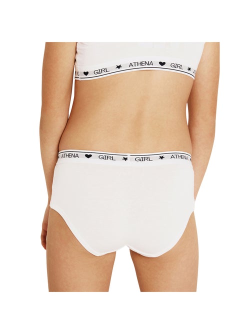 Lot de 2 boxers fille Coton Ultra Doux Girl by Athena - Kiabi