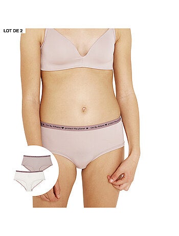 Lot de 2 boxers fille Micro recyclé Girl by Athena