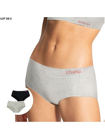 Lot de 2 boxers fille Sans Couture Fashion Athena Fille
