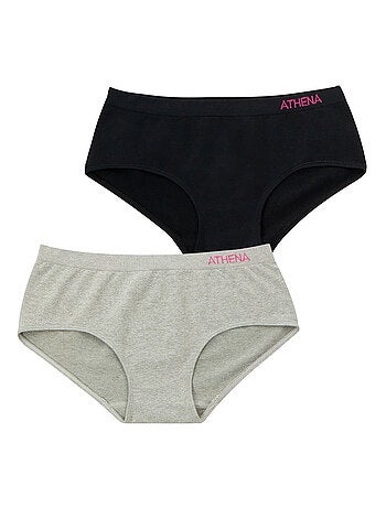 Lot de 2 boxers fille Sans Couture Fashion Athena Fille