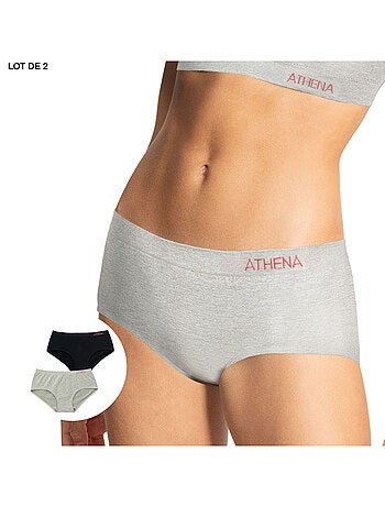 Lot de 2 boxers fille Sans Couture Fashion Athena Fille