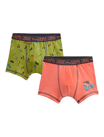 Lot de 2 boxers garçon Cycling