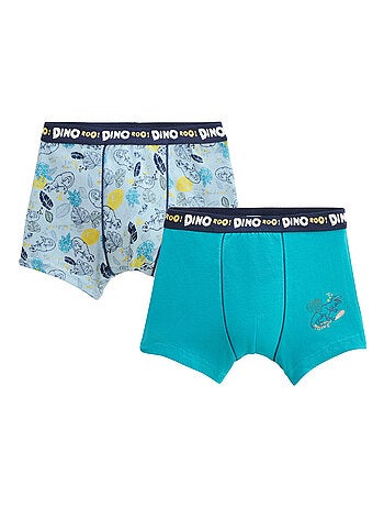 Lot de 2 boxers garçon Dino