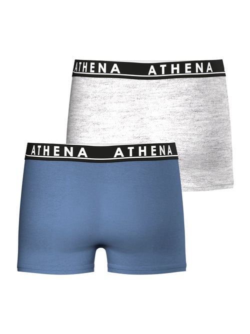 Lot de 2 boxers garçon Easy Color Athena - Kiabi