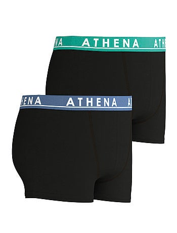 Lot de 2 boxers garçon Easy Color Athena