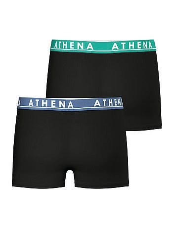 Lot de 2 boxers garçon Easy Color Athena