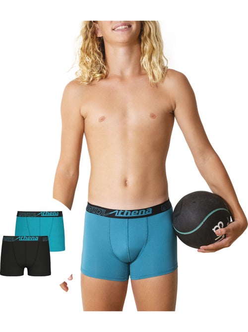 Lot de 2 boxers garçon Ecopack sport Athena - Kiabi