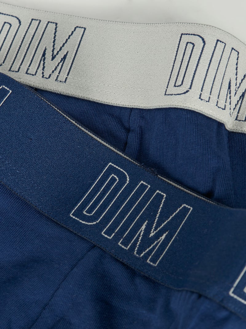 Lot de 2 boxers garçon en coton bio Skin Care Bleu - Kiabi