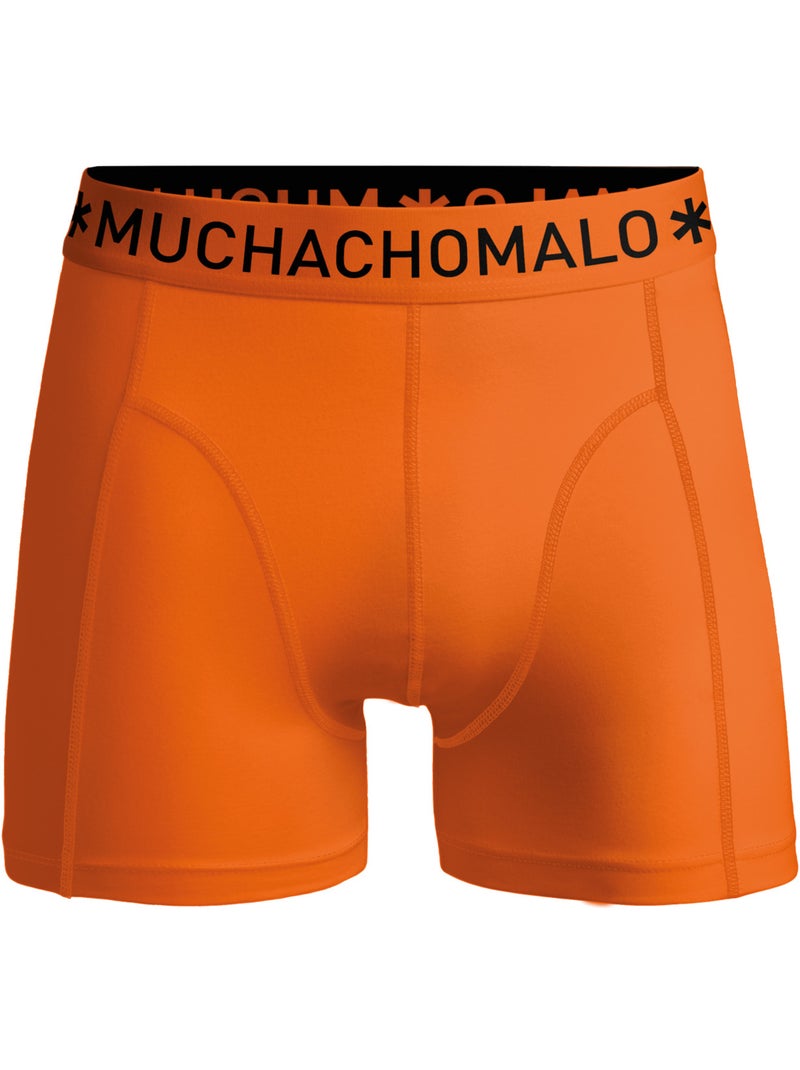 Lot de 2 boxers garçon Muchachomalo Noir Orange Noir - Kiabi