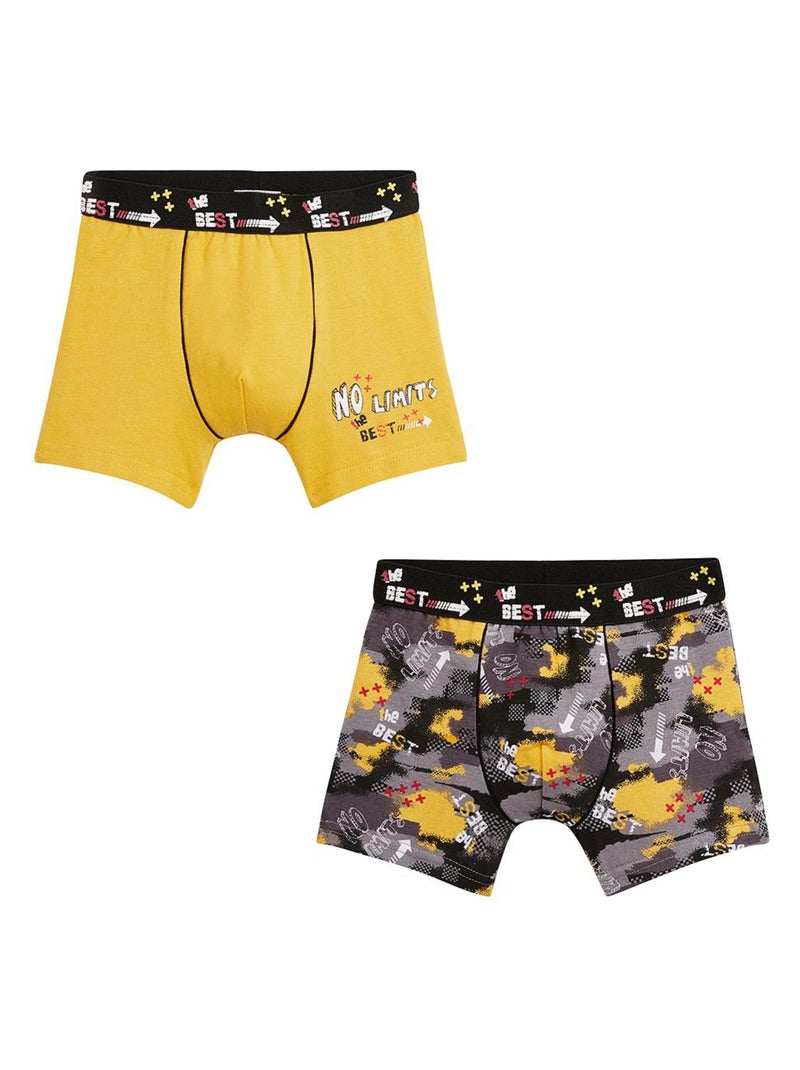 Lot de 2 boxers garçon No Limits Multicolore - Kiabi