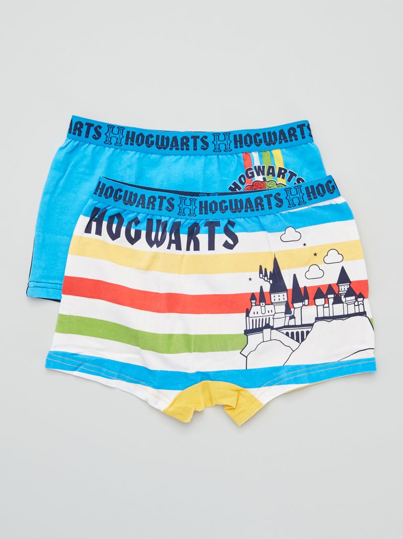 Lot de 2 boxers 'Harry Potter' Bleu - Kiabi