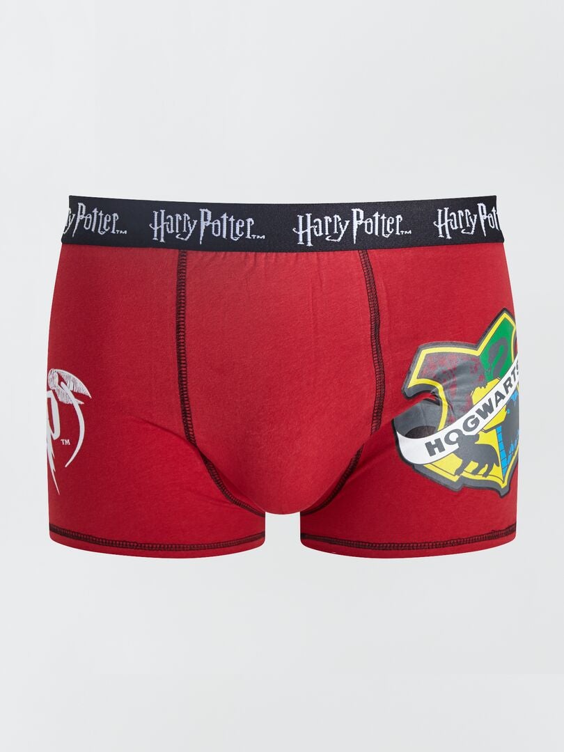 Lot de 2 boxers ' Harry Potter' Rouge/noir - Kiabi