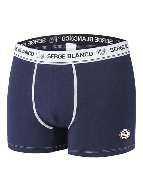 Lot de 2 Boxers homme avec surpiqûres Class Serge Blanco - Kiabi