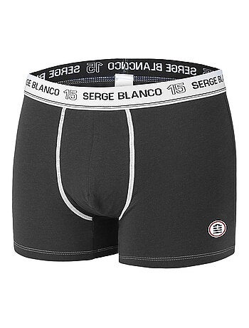 Lot de 2 Boxers homme avec surpiqûres Class Serge Blanco