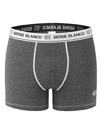 Lot de 2 Boxers homme avec surpiqûres Class Serge Blanco