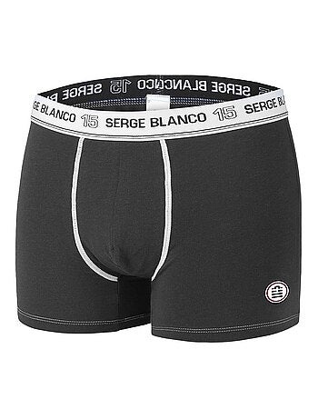 Lot de 2 Boxers homme avec surpiqûres Class Serge Blanco