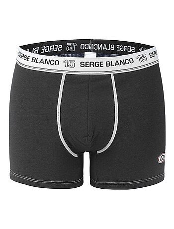 Lot de 2 Boxers homme avec surpiqûres Class Serge Blanco