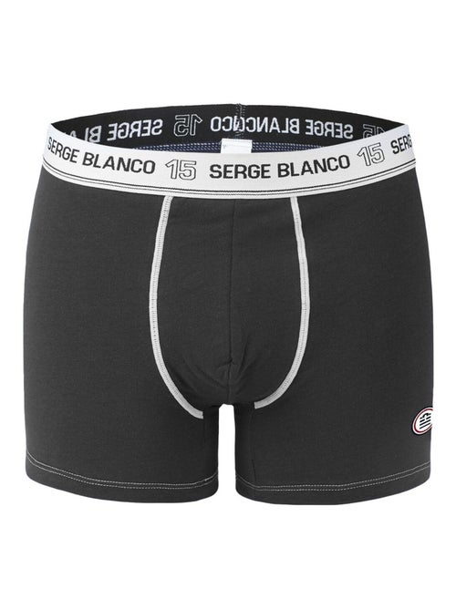 Lot de 2 Boxers homme avec surpiqûres Class Serge Blanco - Kiabi