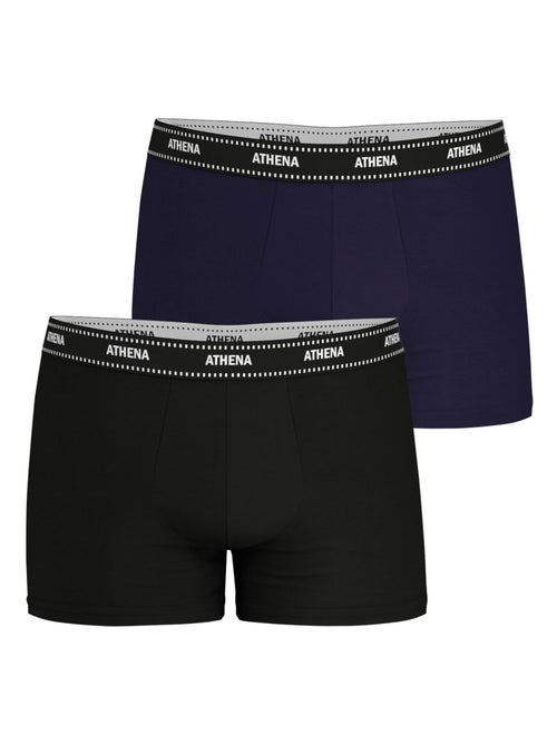 Lot de 2 boxers homme Duo Essentiel Athena - Kiabi